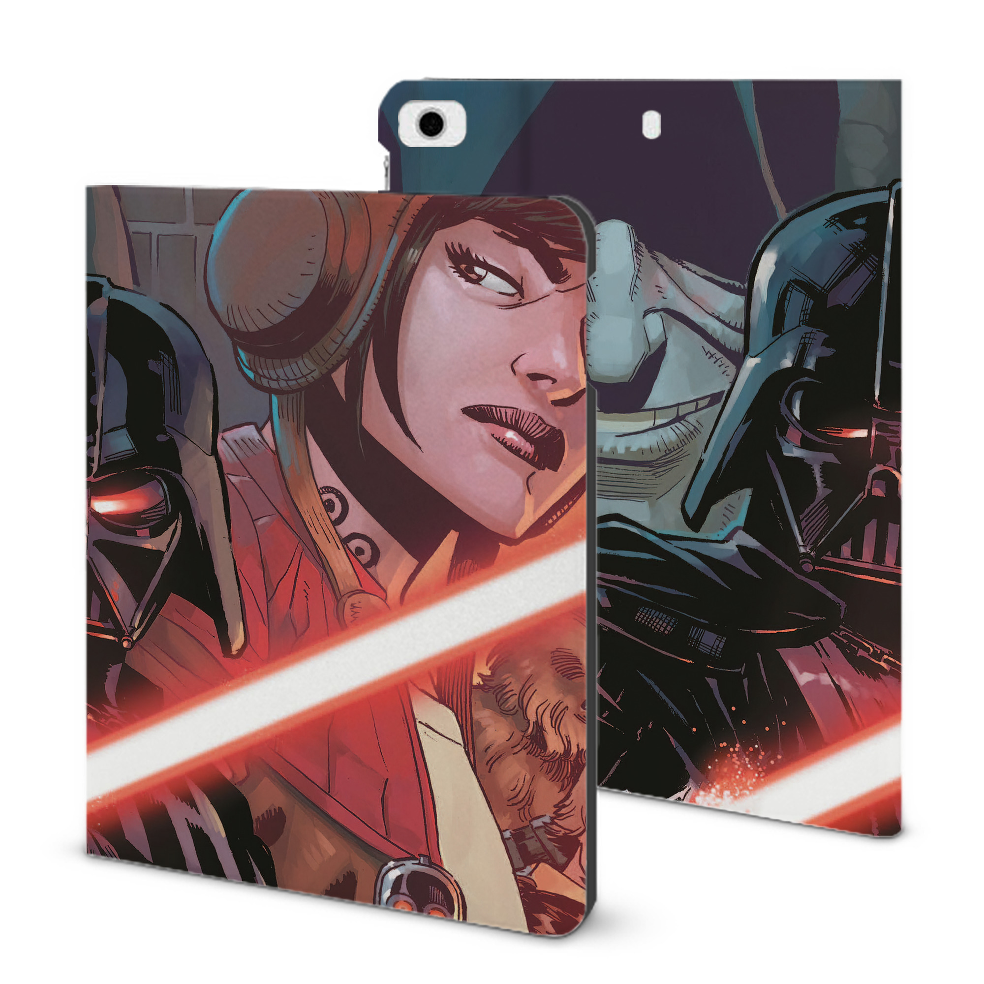 （画像用） スター・ウォーズ Star Wars IPad ケース ブック型 PUレザー TPU 耐衝撃 軽量 薄型 ペン収納なし 全面保護 IPad 各モデル対応
